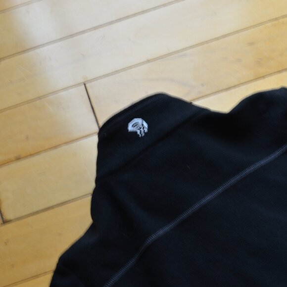 Mountain Hardwear Fleece Black Zip Up Jacket Black Women Size S - Picture 10 of 11